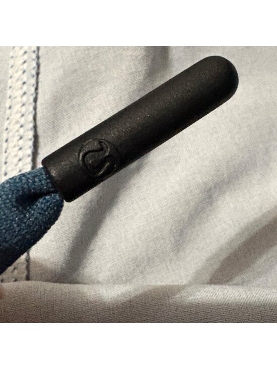 EXCELLENT Lululemon Mens Surge Running Shorts Linerless 7" Gradient Blue Grid M - Picture 9 of 12